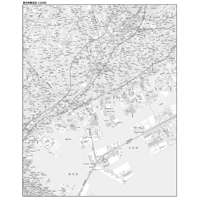 C横浜市鶴見区白地図1/25000タウンロード販売