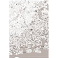 C芦屋市全図1/25000白地図タウンロード販売