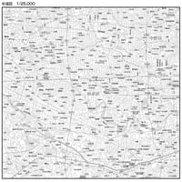 C東京杉並区1/25000白地図タウンロード販売