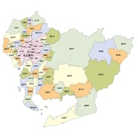 47都道府県行政区_愛知県無料地図