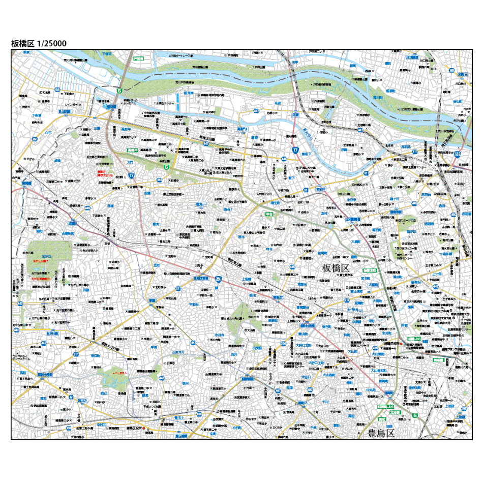 A東京都板橋区1/25000地図ダウンロード販売 | 地図素材 A東京都板橋区1/25000地図ダウンロード販売 | 地図素材