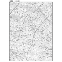 C川崎市高津区1/25000白地図ダウンロード販売