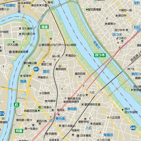 B東京都墨田区1/25000ダウンロード販売