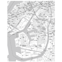 C大阪市大正区1／25,000白地図タウンロード販売