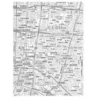 C大阪市天王寺区1／25,000白地図タウンロード販売