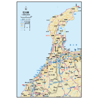 県別マップ　B石川県地図ダウンロード販売