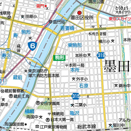 A東京都台東区1/25000地図ダウンロード販売