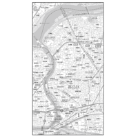 C大阪市都島区1／25,000白地図タウンロード販売
