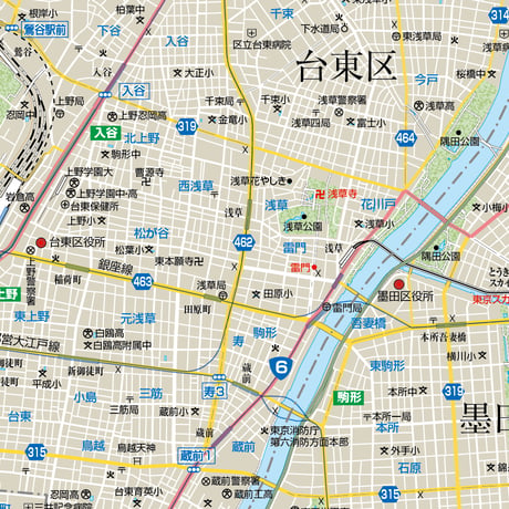 B東京都台東区1/25000ダウンロード販売