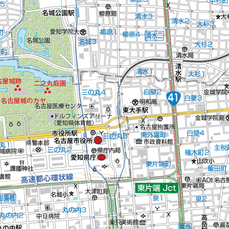 A名古屋市全図1/25000地図タウンロード販売