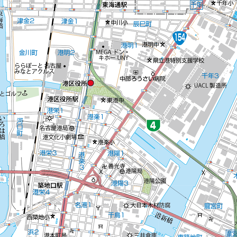 A名古屋市港区1/25000地図タウンロード販売 | 地図素材 A名古屋市港区1/25000地図タウンロード販売 | 地図素材