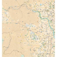 B京都区別 西京区1/25000地図タウンロード販売