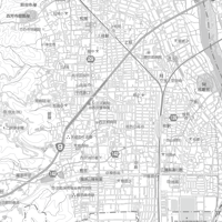 C京都区別西京区白地図1／25,000PDFタウンロード販売