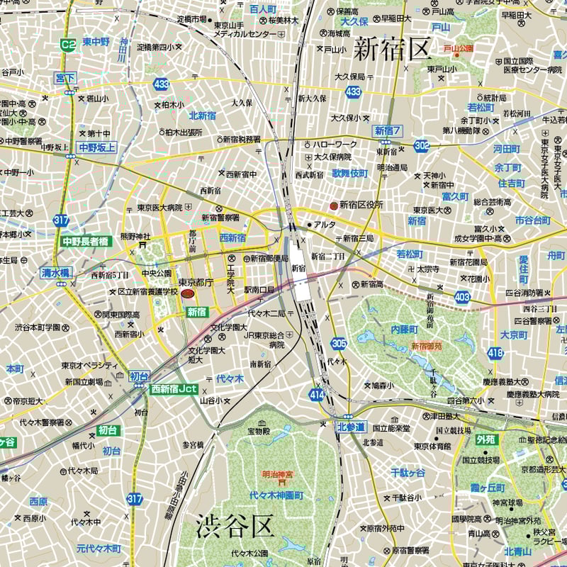 B東京北部1／25,000地図ダウンロード販売 | 地図素材