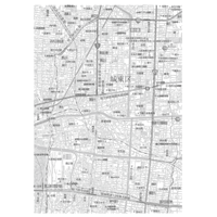 C大阪市城東区1／25,000白地図タウンロード販売