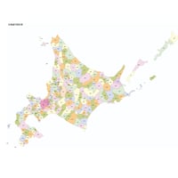 47都道府県行政区_北海道無料地図無料ダウンロード