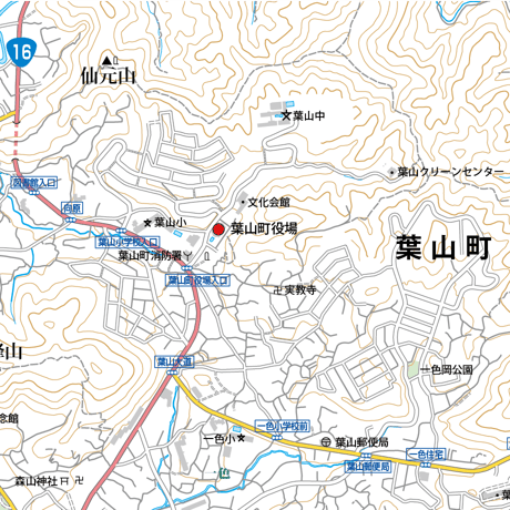 A葉山町1/25000地図ダウンロード販売
