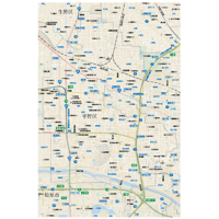 B大阪市平野区1／25,000地図タウンロード販売
