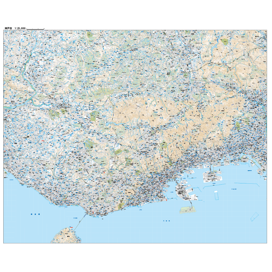 兵庫県神戸市住宅地図 2016年版 計10冊 未使用に近い A4