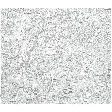 C小野市白地図1/25000PDFタウンロード販売