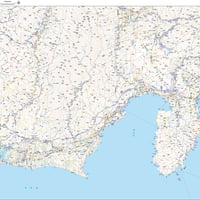 Bタイプ静岡県詳細地図1/200000タウンロード販売