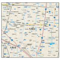 B大阪市生野区1／25,000地図タウンロード販売