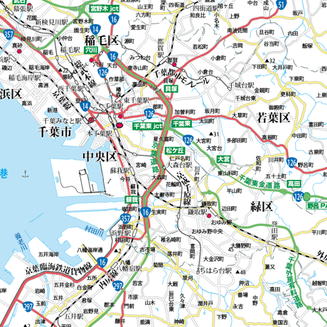 Aタイプ千葉県詳細地図1/200000 ダウンロード販売