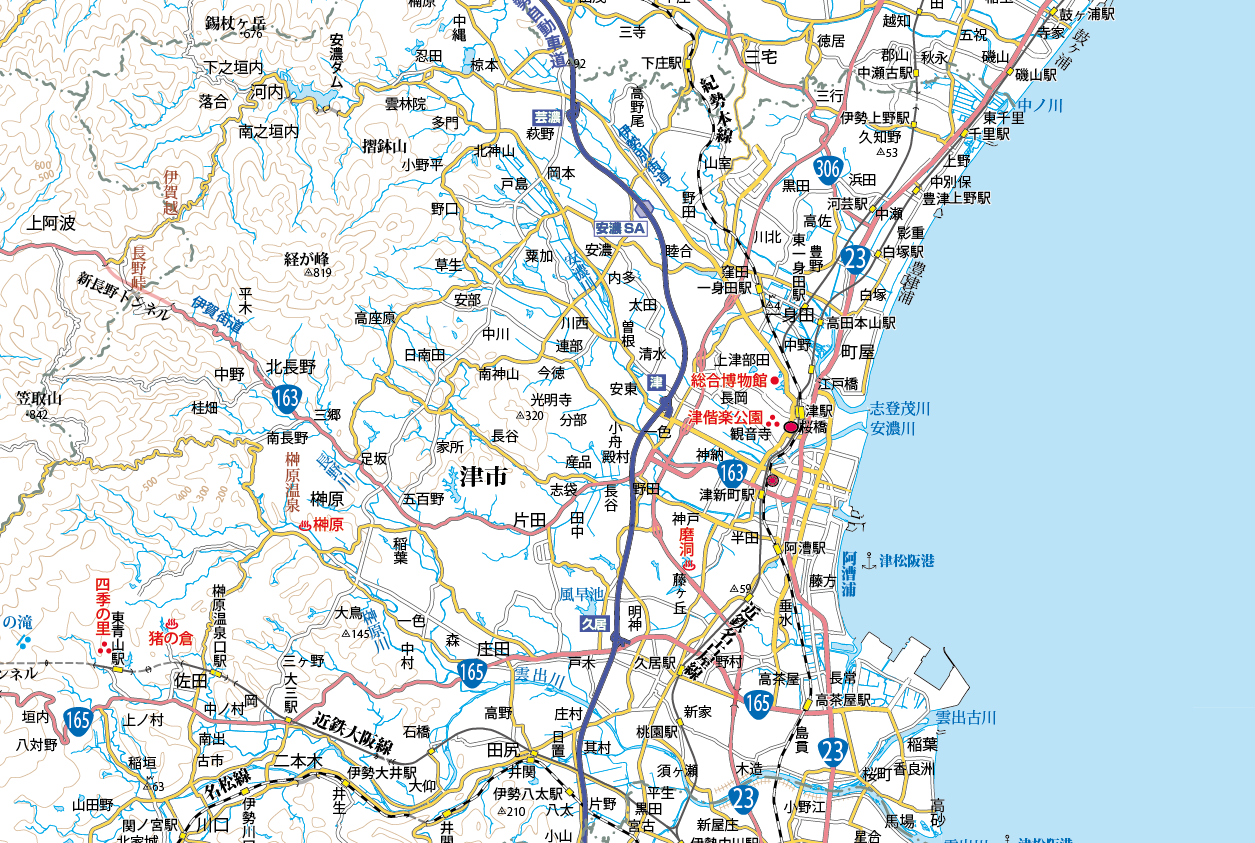 Aタイプ三重県詳細地図1/200000 ダウンロード販売 | 地図素材