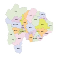 47都道府県行政区_山梨県無料地図