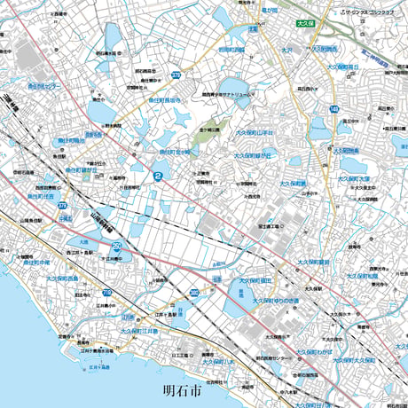 A明石市全図1/25000地図タウンロード販売