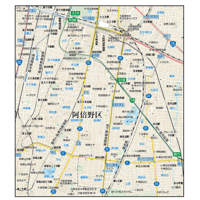 B大阪市阿倍野区1／25,000地図タウンロード販売