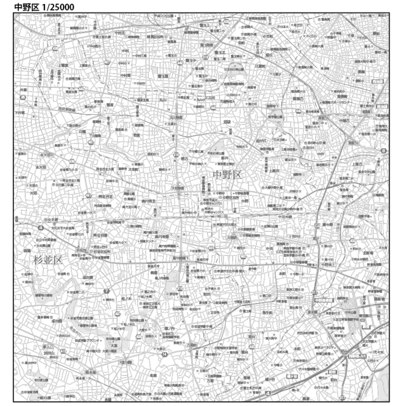 ２３区中１４冊セット明細地図 23区中14冊セット明細地図 23区中14冊セット明細地図