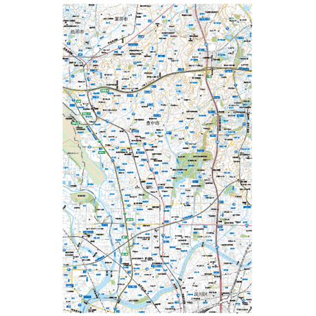 A豊中市1／25,000 PDF地図タウンロード販売