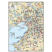 県別マップ　B大阪府地図ダウンロード販売