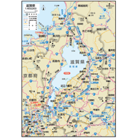 県別マップ　B滋賀県地図ダウンロード販売