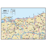 県別マップ　B鳥取県地図ダウンロード販売