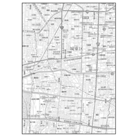 C大阪市城東区1／25,000白地図タウンロード販売
