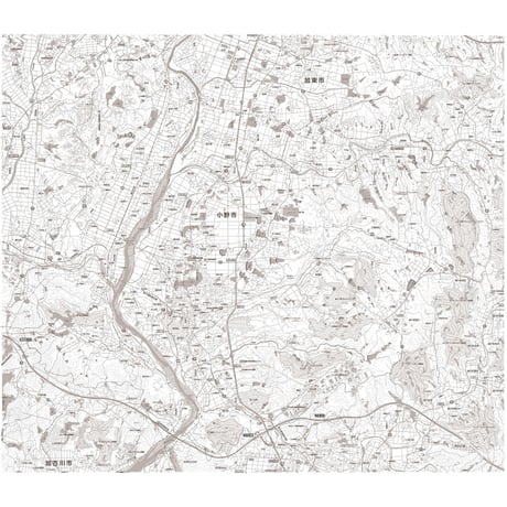 C小野市全図1/25000白地図タウンロード販売
