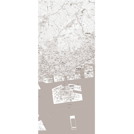 C神戸市東灘区1/25000白地図タウンロード販売