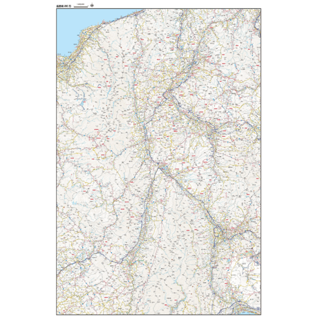 Bタイプ長野県詳細地図1/200000タウンロード販売