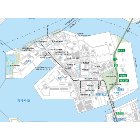 A大阪市住之江区1／25,000地図タウンロード販売