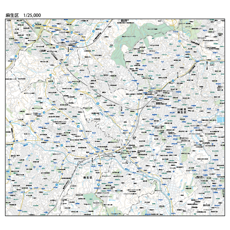 当時物 ニュークリスタル 横浜・川崎区分地図 希少 当時物 ニュークリスタル 横浜・川崎区分地図 希少 C川崎市麻生