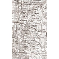 C京都市東山区　1／50,000白地図タウンロード販売