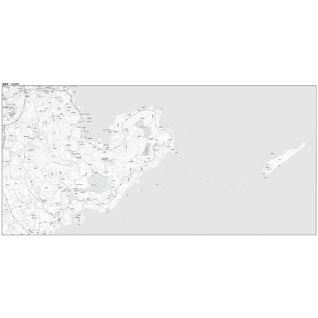 C南城市1/20000白地図ダウンロード販売