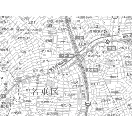 名古屋市名東区地図 | STORES 名古屋市名東区地図 | STORES