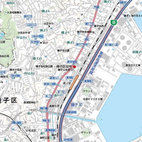 A横浜市金沢区1/25000地図タウンロード販売