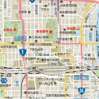 B京都区別下京区1／25,000PDF地図タウンロード販売