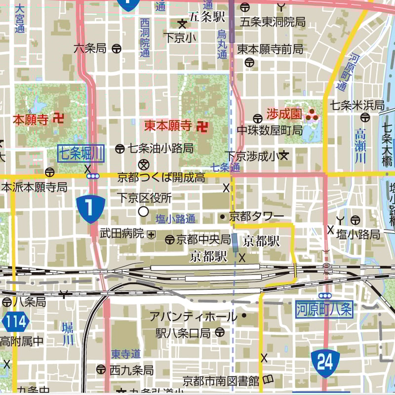 地図セット 京都市・周辺地域 7冊 地図セット 京都市・周辺地域 7冊 地図セット 京都市・周辺地域 7冊