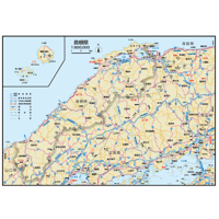 県別マップ　B島根県地図ダウンロード販売