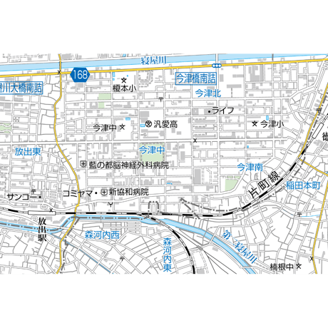 A大阪市鶴見区1／25,000地図タウンロード販売